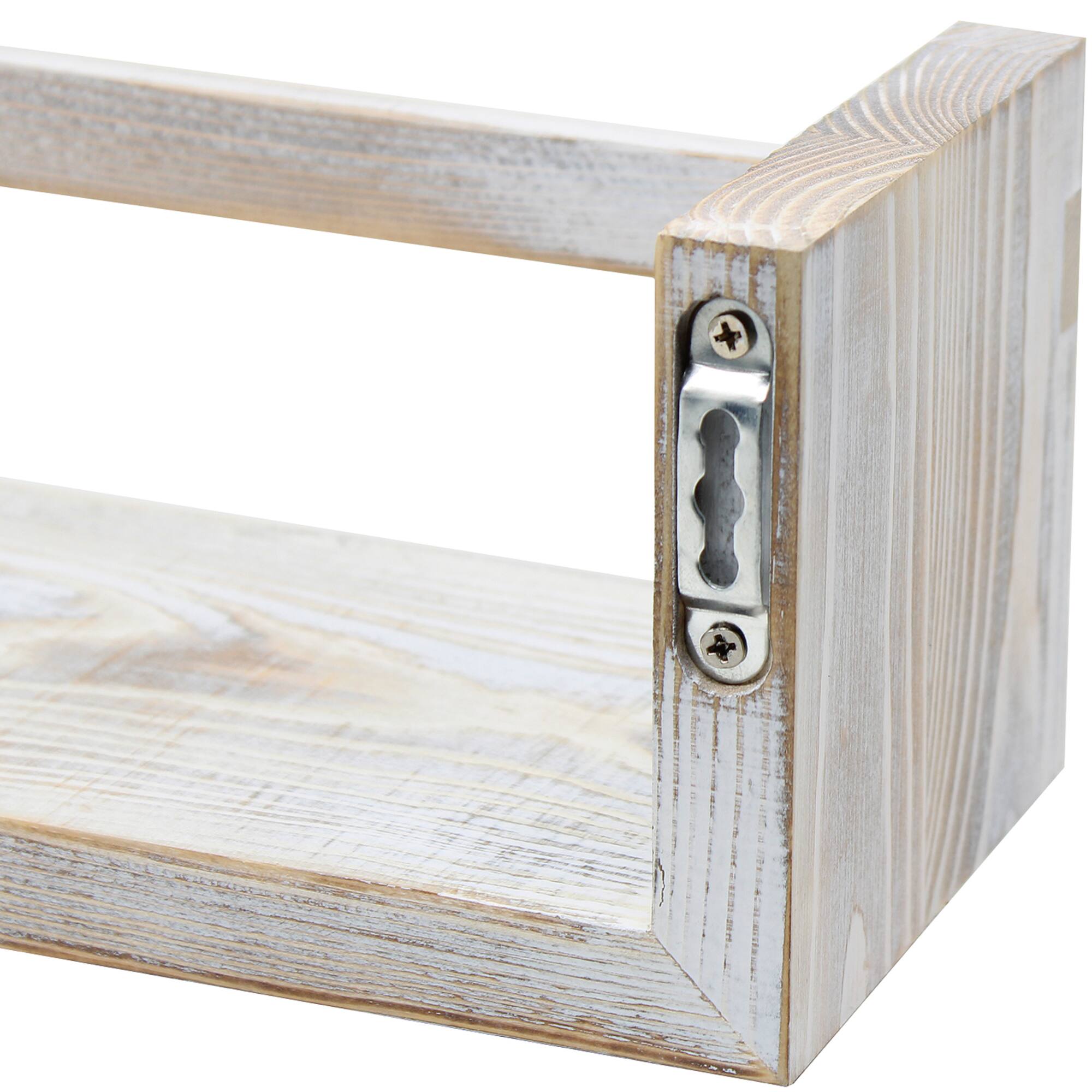 Sorbus Rustic Floating Shelves Set
